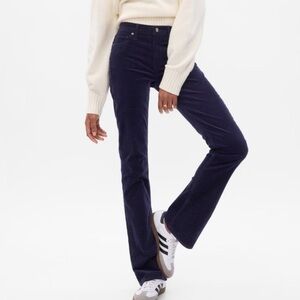 Gap Corduroy Flare Navy Blue Pants Women’s Size 12 / 31